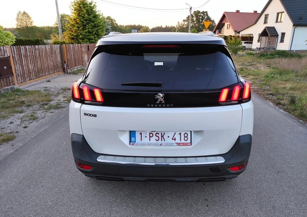 Peugeot 5008 cena 56999 przebieg: 128000, rok produkcji 2019 z Ostrołęka małe 631